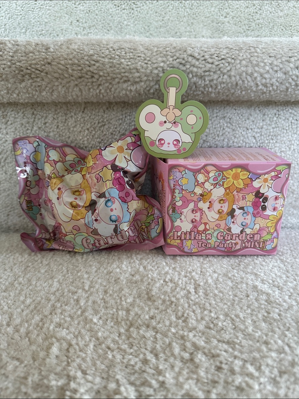 Authentic Liila's Garden Tea Party Mini Plush CONFIRMED Green Plum Mouse
